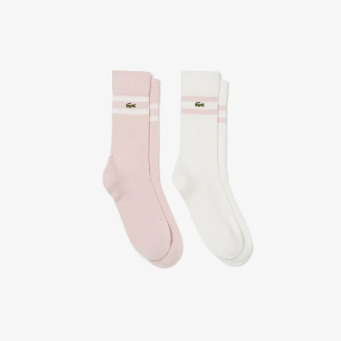 Unisex-Baumwollsocken mit Rippmuster