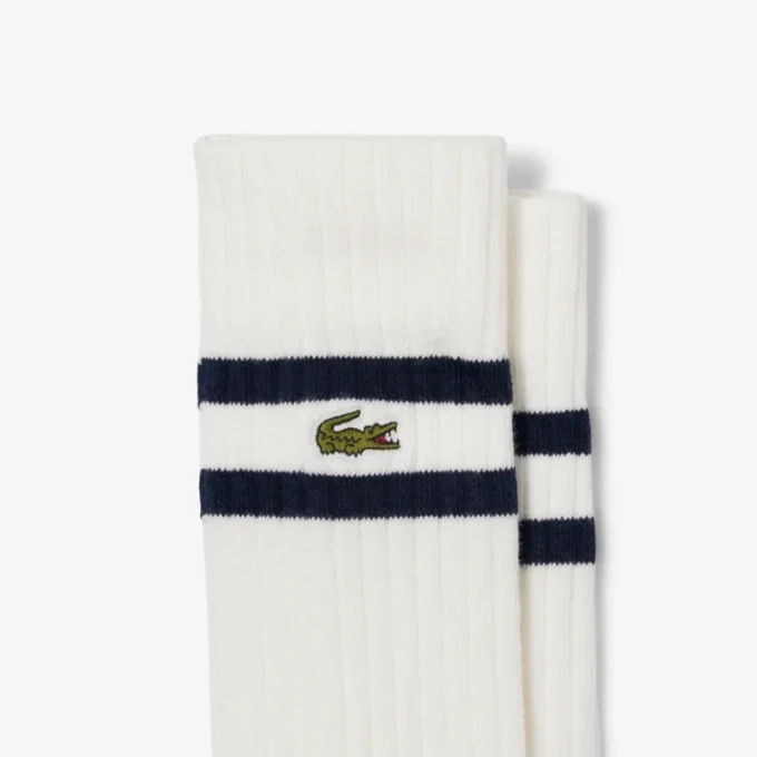 Unisex-Baumwollsocken mit Rippmuster