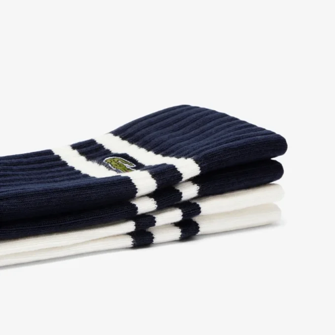 Unisex-Baumwollsocken mit Rippmuster