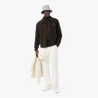 Unisex-Bucket-Mütze aus doppelseitigem Baumwoll-Karomuster