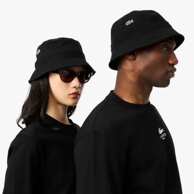 Unisex-Bucket-Mütze aus Piqué