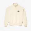 Unisex-Fleece-Sweatshirt mit lockerem Schnitt und hohem Kragen