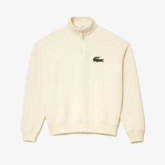 Unisex-Fleece-Sweatshirt mit lockerem Schnitt und hohem Kragen