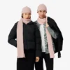 Unisex-Geschenkset aus Wollschal und Mütze