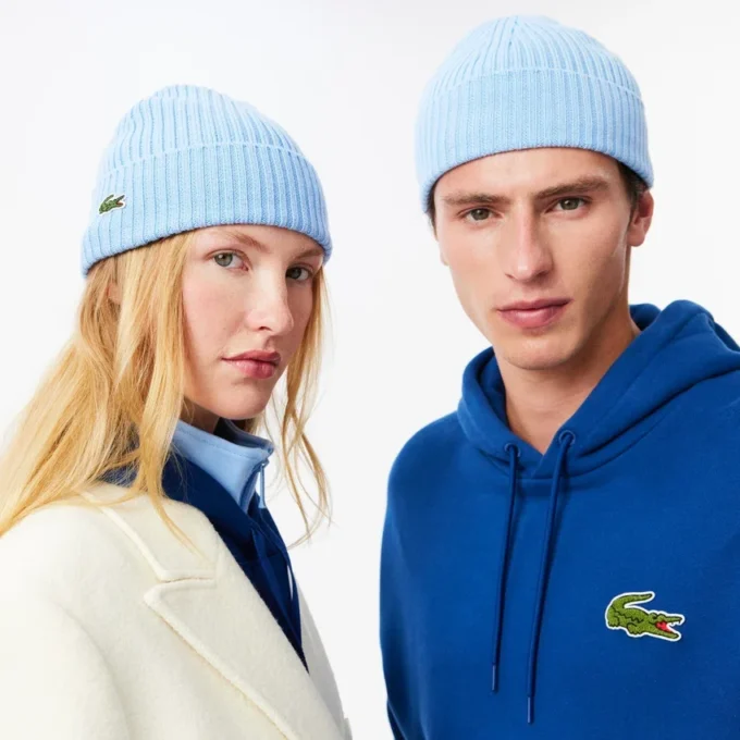 Unisex-Mütze aus gerippter, gebürsteter Wolle