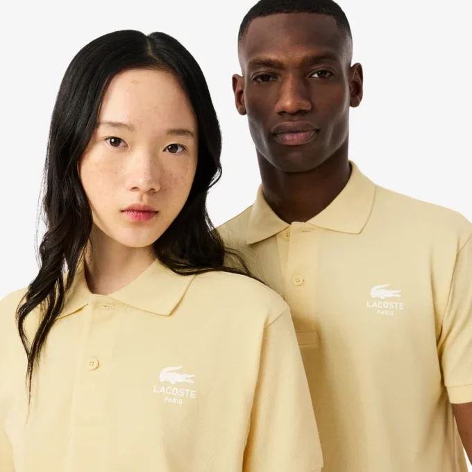 Unisex-Poloshirt mit klassischer Passform und charakteristischem L.12.12-Print