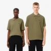 Unisex-Poloshirt mit L.12.12-Piqué-Emblem in lockerer Passform