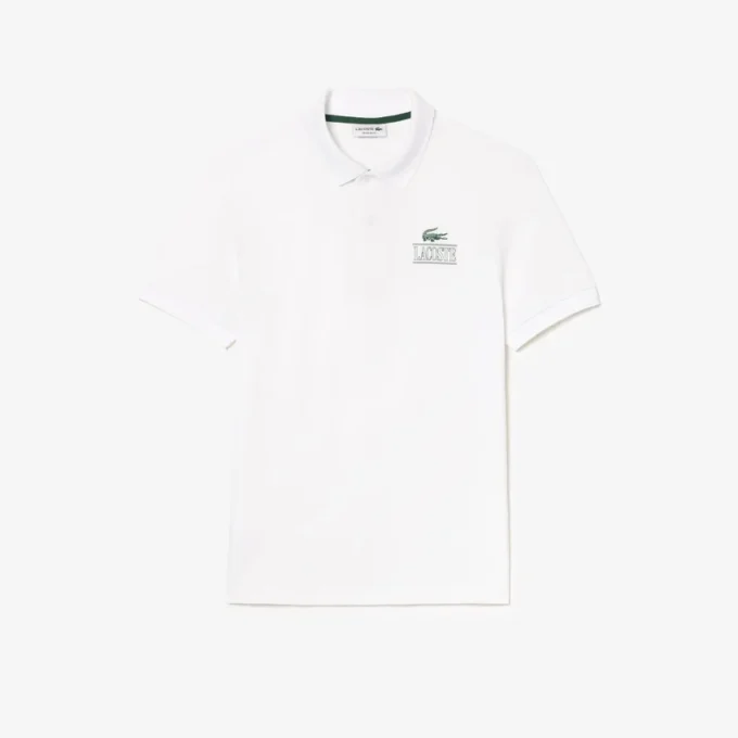 Unisex-Poloshirt mit Regular-Fit und Stretch-Mini-Piqué