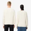 Unisex-Pullover aus gerippter Baumwolle mit Emblem