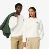 Unisex-Sweatshirt aus Fleece mit lockerer Passform und Emblem