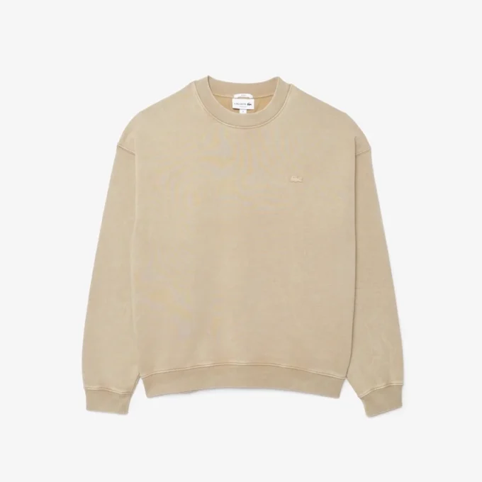 Unisex-Sweatshirt aus Fleece mit lockerer Passform und Washed-Effekt