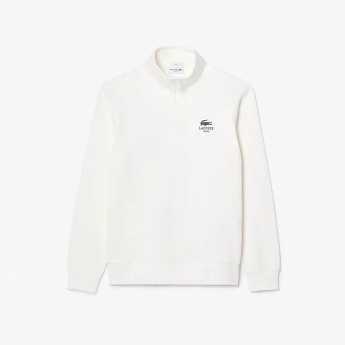 Unisex-Sweatshirt mit hohem Kragen und Reißverschluss