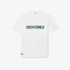 Unisex-T-Shirt aus Baumwolle mit Print
