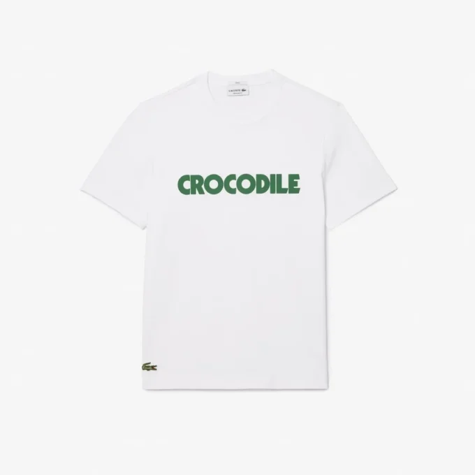Unisex-T-Shirt aus Baumwolle mit Print