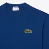 Unisex-T-Shirt aus schwerer Baumwolle mit Emblem, lockere Passform
