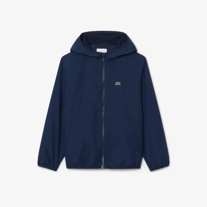 Unisex-Windjacke mit Kapuze