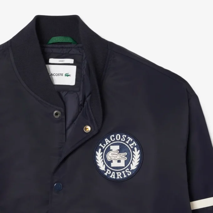 Wasserabweisende Bomberjacke für Herren mit gesticktem Emblem