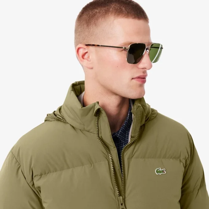Wasserabweisende Daunenjacke mit Kapuze für Herren