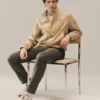 Wasserabweisende Harrington-Jacke aus Twill