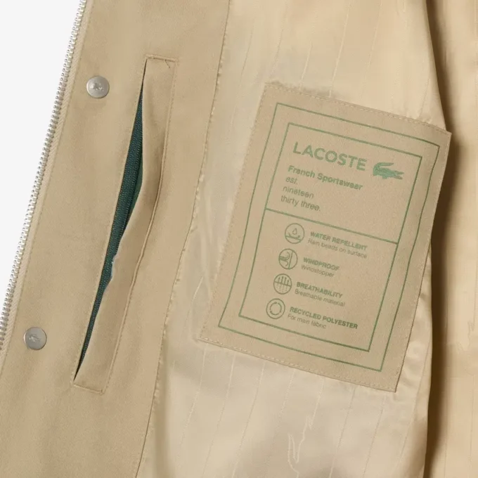 Wasserabweisende Harrington-Jacke aus Twill