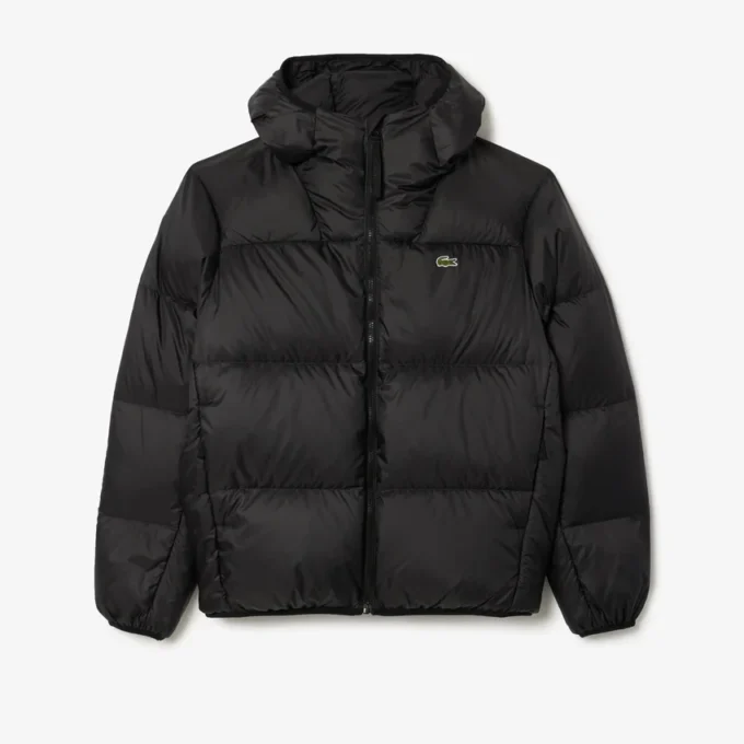Wasserabweisende Herren-Daunenjacke mit Kapuze