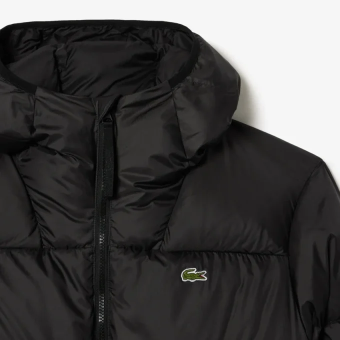 Wasserabweisende Herren-Daunenjacke mit Kapuze
