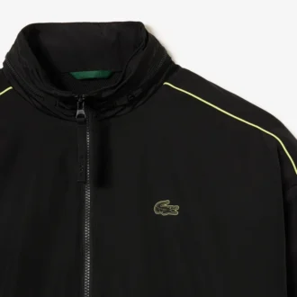 Wasserabweisende Herrenjacke mit Reißverschluss und Kontrastdetails