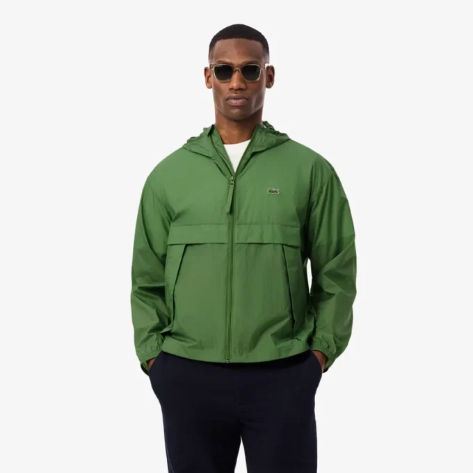 Wasserabweisende, leichte, packbare Jacke