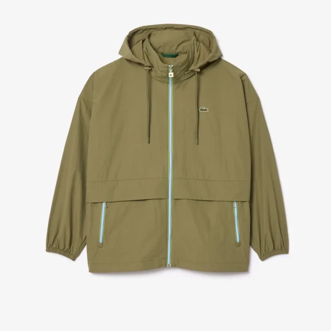 Wasserabweisende Windjacke für Herren mit abnehmbarer Kapuze