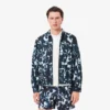 Wasserabweisende Windjacke für Herren mit Print-Motiv