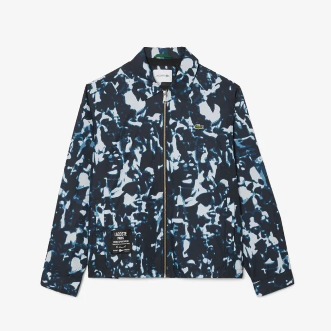Wasserabweisende Windjacke für Herren mit Print-Motiv