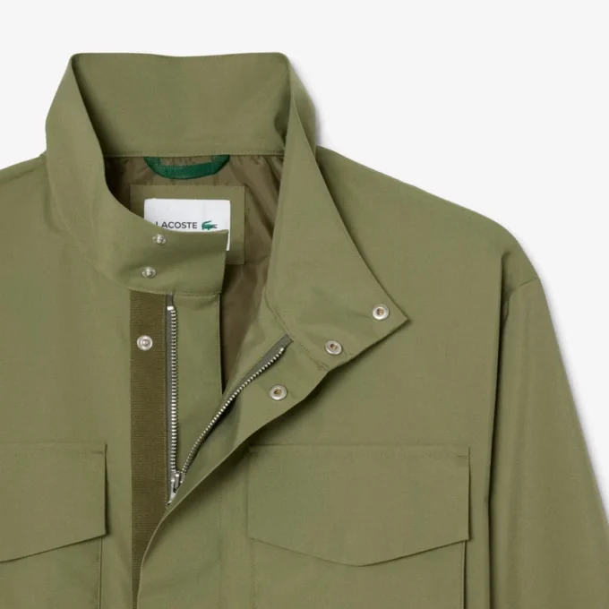Wasserabweisende Windjacke in mittlerer Länge