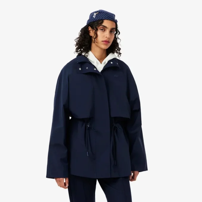 Wasserabweisender Oversize-Parka in mittlerer Länge