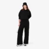Weit geschnittene Jersey-Jogginghose