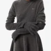 Woll-Jersey-Handschuhe für Damen
