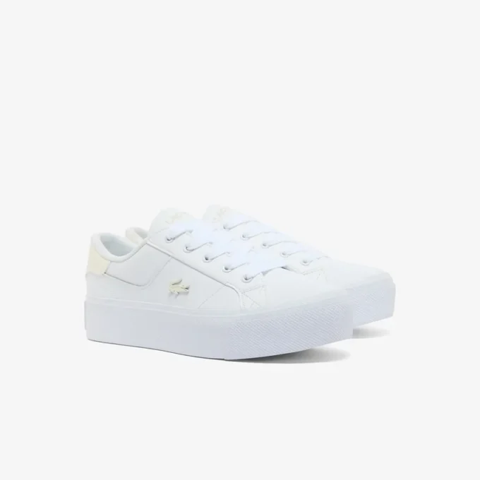 Ziane Plateau-Sneaker aus Leder für Damen