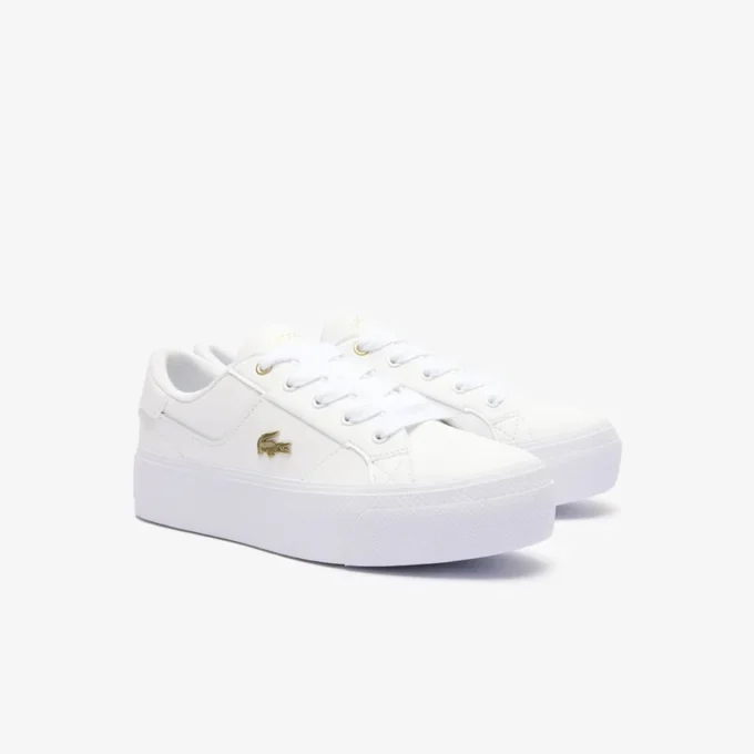 Ziane Plateau-Sneaker aus Leder für Damen