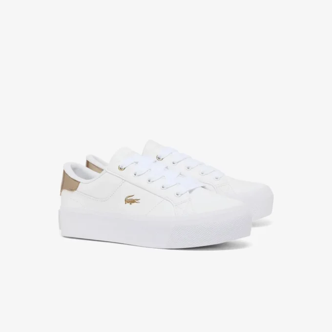 Ziane Plateau-Sneaker aus Leder für Damen