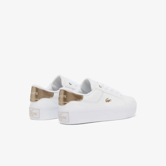 Ziane Plateau-Sneaker aus Leder für Damen